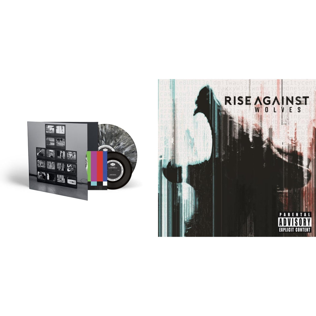 Rise Against - Nowhere Generation (Black & White Smoke LP Vinyl/7Inch Single) (Deluxe) & Wolves (Magenta LP Vinyl)