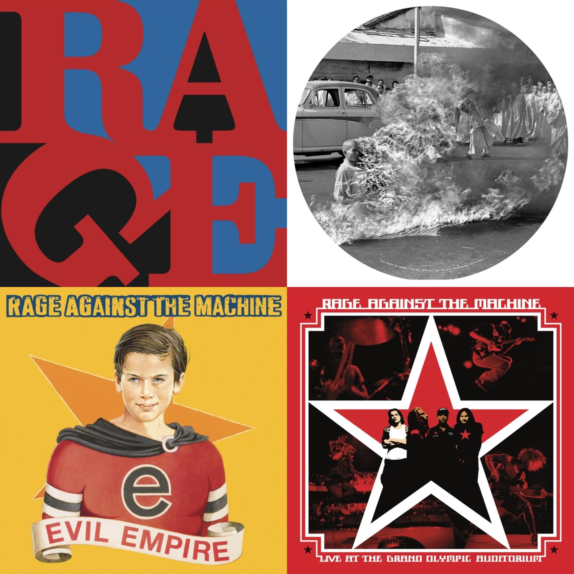 Live At The Grand Olympic Auditorium (2LP/180G Vinyl) & Renegades (180G) & Evil Empire (Pa) (180G) & Rage Against The Machine (X) (Picture Disc)