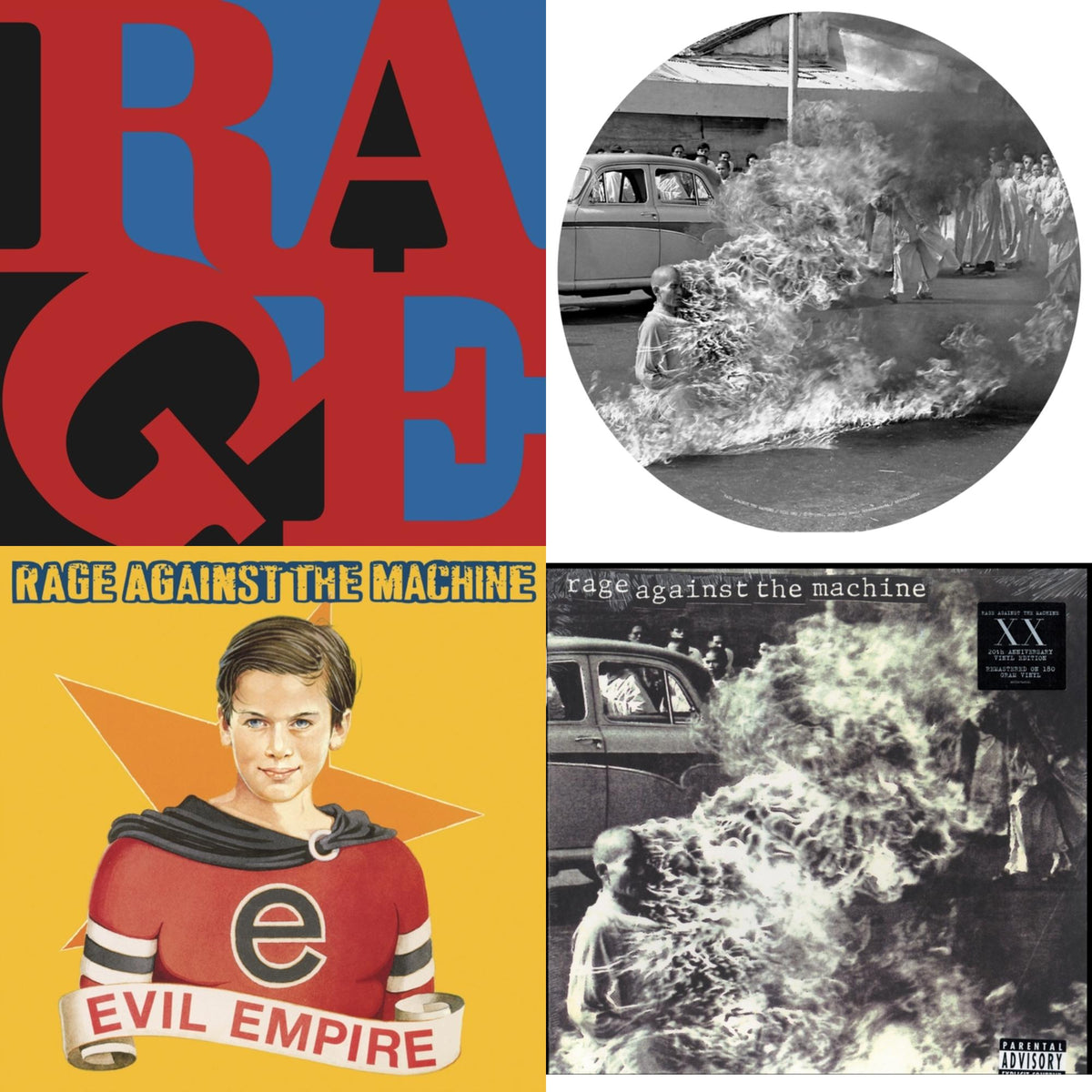 Renegades (180G) & Evil Empire (Pa) (180G) & Rage Against The Machine & Rage Against The Machine (X) (Picture Disc)