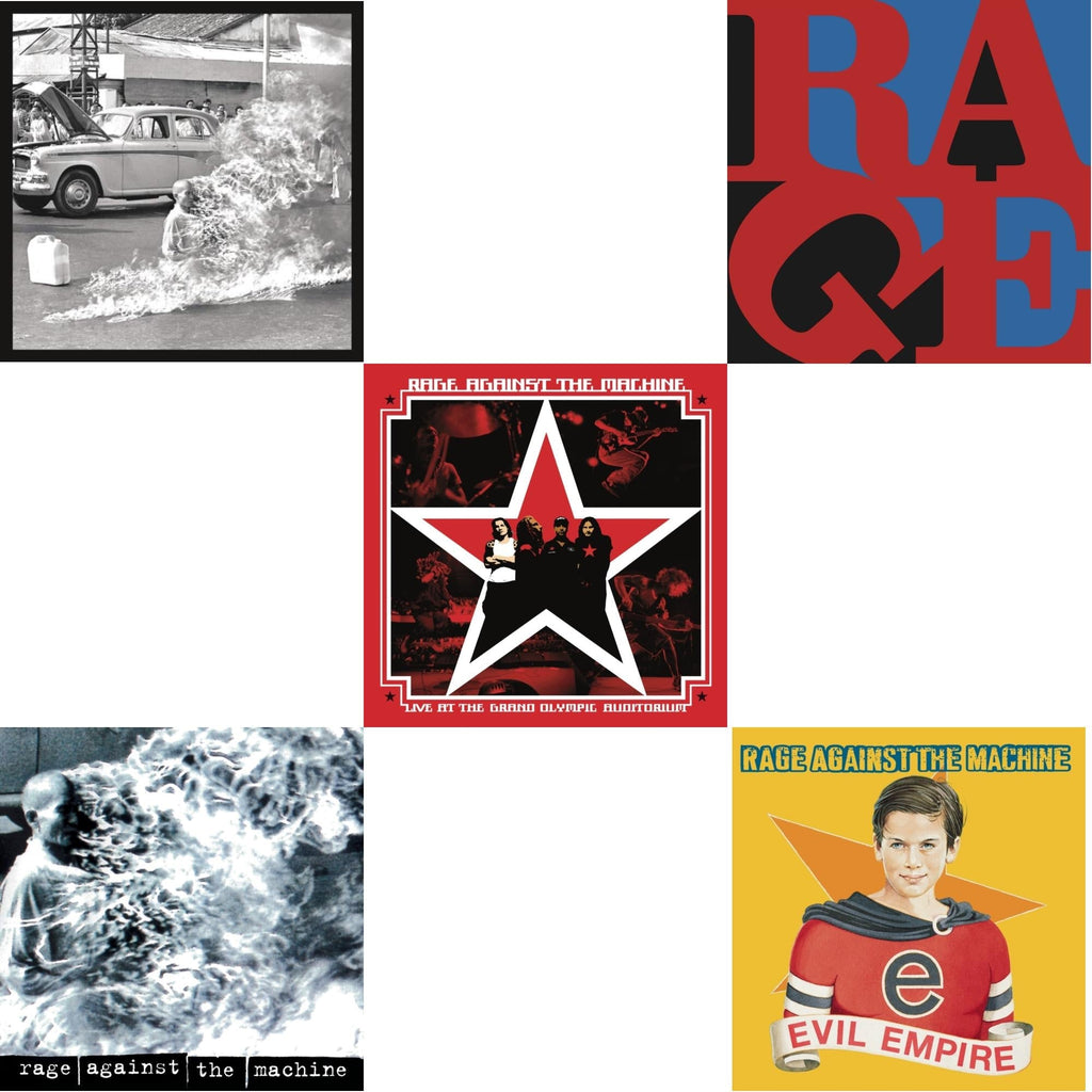 Rage Against The Machine - Evil Empire & Rage Against The Machine (20Th Anniversary) & Rage Against The Machine & Live At The Grand Olympic Auditorium & Renegades - CD Bundle