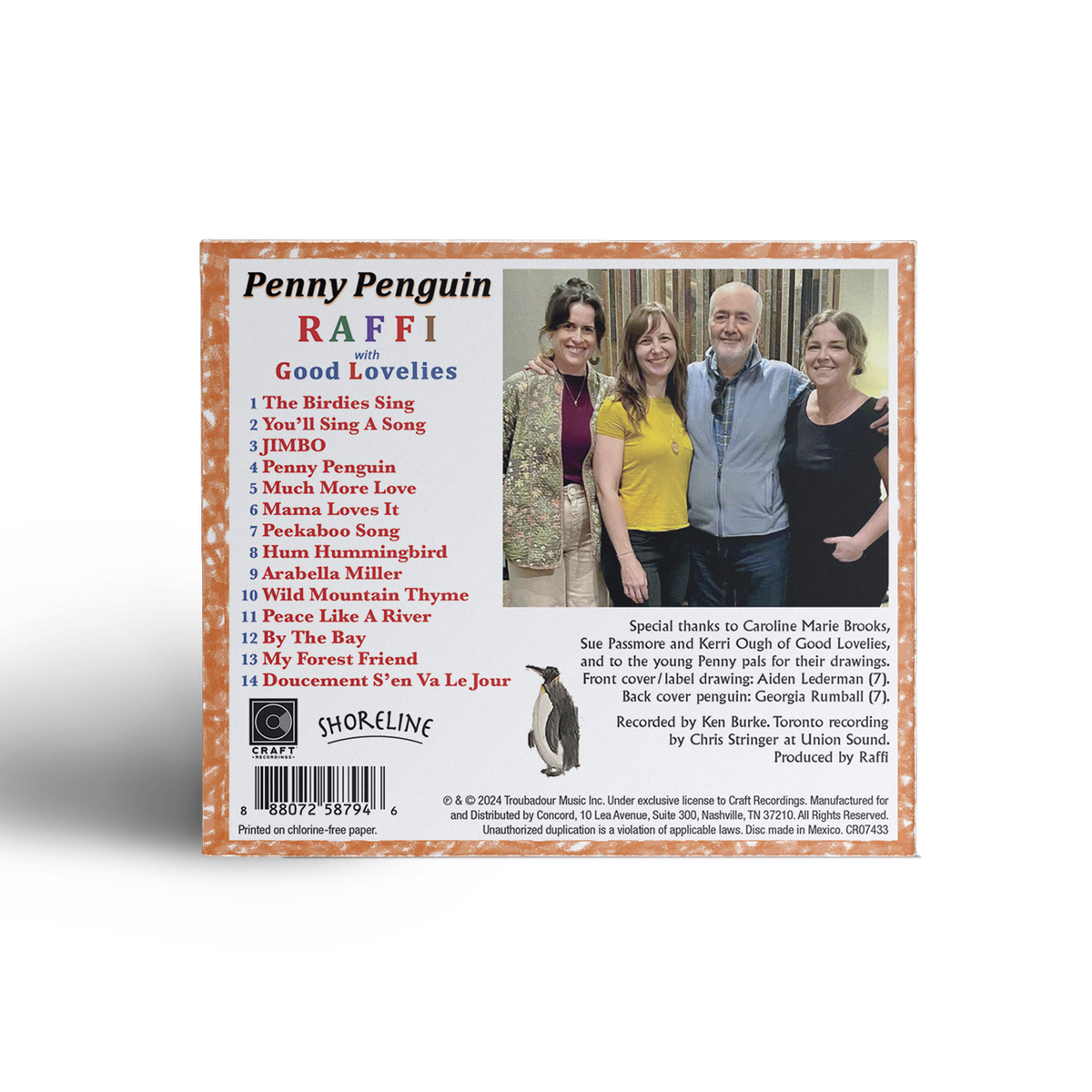 Penny Penguin Music CD