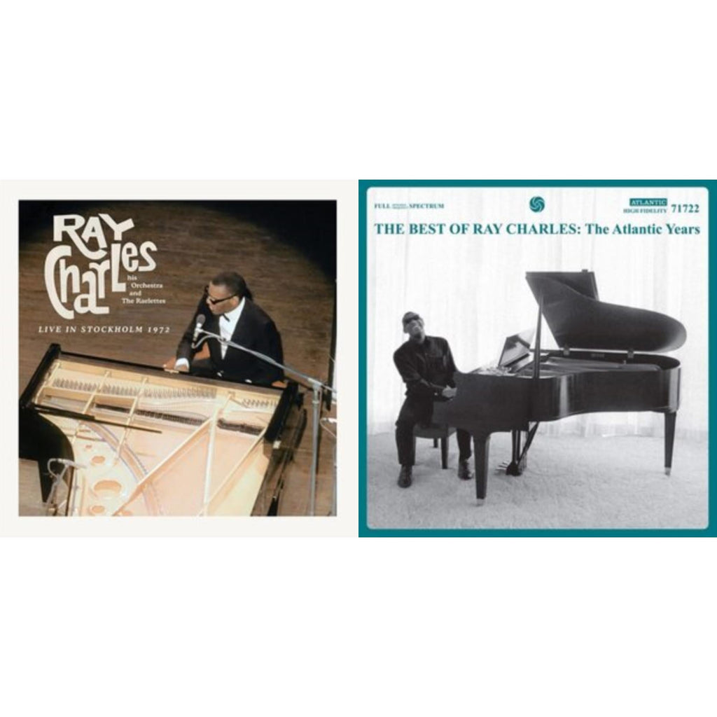 Ray Charles - Live In Stockholm 1972 (140G) & Best Of Ray Charles: The Atlantic Years (2LP/White Vinyl)