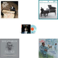 Ray Charles - Now Playing (Blue LP Vinyl) (Syeor) & Platinum Collection (White LP Vinyl) & Best Of Ray Charles: The Atlantic Years (2LP/White Vinyl) & Live In Stockholm 1972 (140G) & Message From The People (140G)