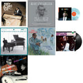 Ray Charles - Now Playing (Blue LP Vinyl) (Syeor) & Platinum Collection (White LP Vinyl) & Best Of Ray Charles: The Atlantic Years (2LP/White Vinyl) & Live In Stockholm 1972 (140G) & Message From The People (140G) & Genius + Soul = Jazz (Orange LP