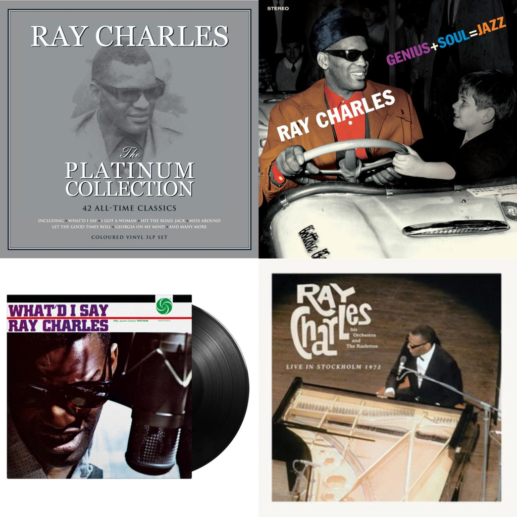 Platinum Collection (White LP Vinyl) & Live In Stockholm 1972 (140G) & Genius + Soul = Jazz (Orange LP Vinyl) & What'd I Say (180G)