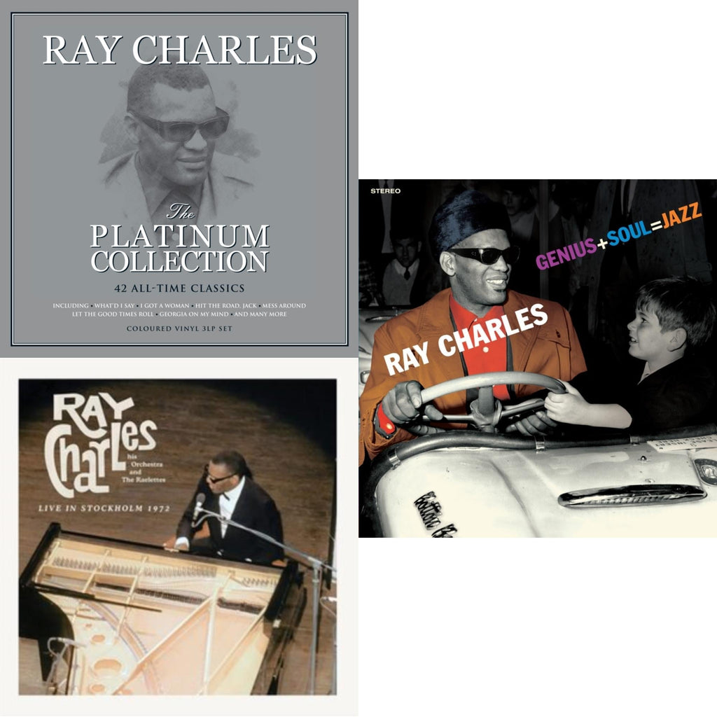 Platinum Collection (White LP Vinyl) & Live In Stockholm 1972 (140G) & Genius + Soul = Jazz (Orange LP Vinyl)