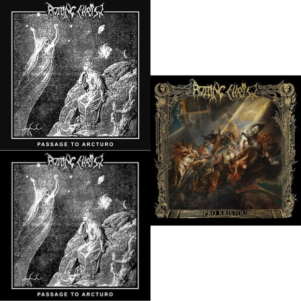 Rotting Christ - Passage To Arcturo (Clear White Marble LP Vinyl) & Passage To Arcturo & Pro Xristou (Crystal Clear LP Vinyl/33 Rmp)
