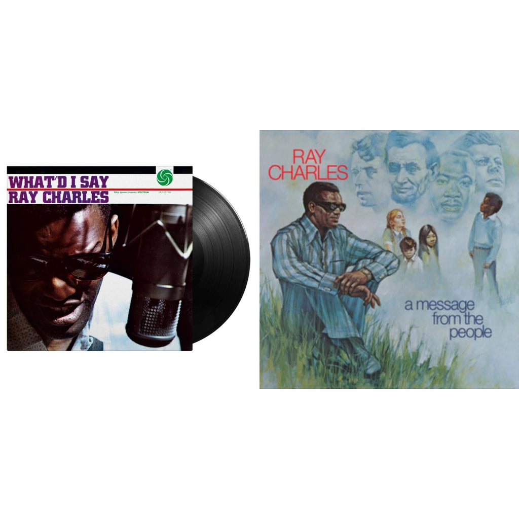 Ray Charles - What'd I Say (180G) & Message From The People (140G) - LP Vinyl Bundle