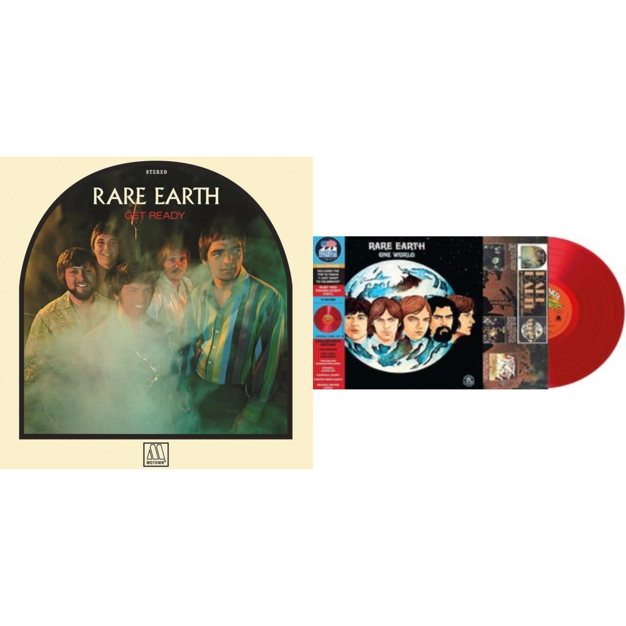 Rare Earth - Get Ready & One World (Red Translucent LP Vinyl)