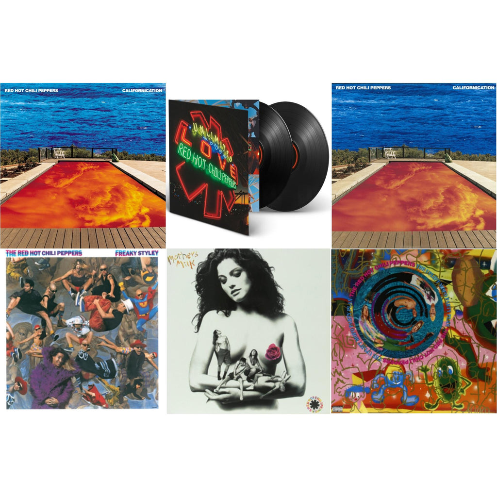 Californication (2LP/180G) & Californication (2LP/Red & Blue Vinyl) & Unlimited Love (Deluxe/2LP) & Freaky Styley & Mother's Milk & Uplift Mofo Party Plan