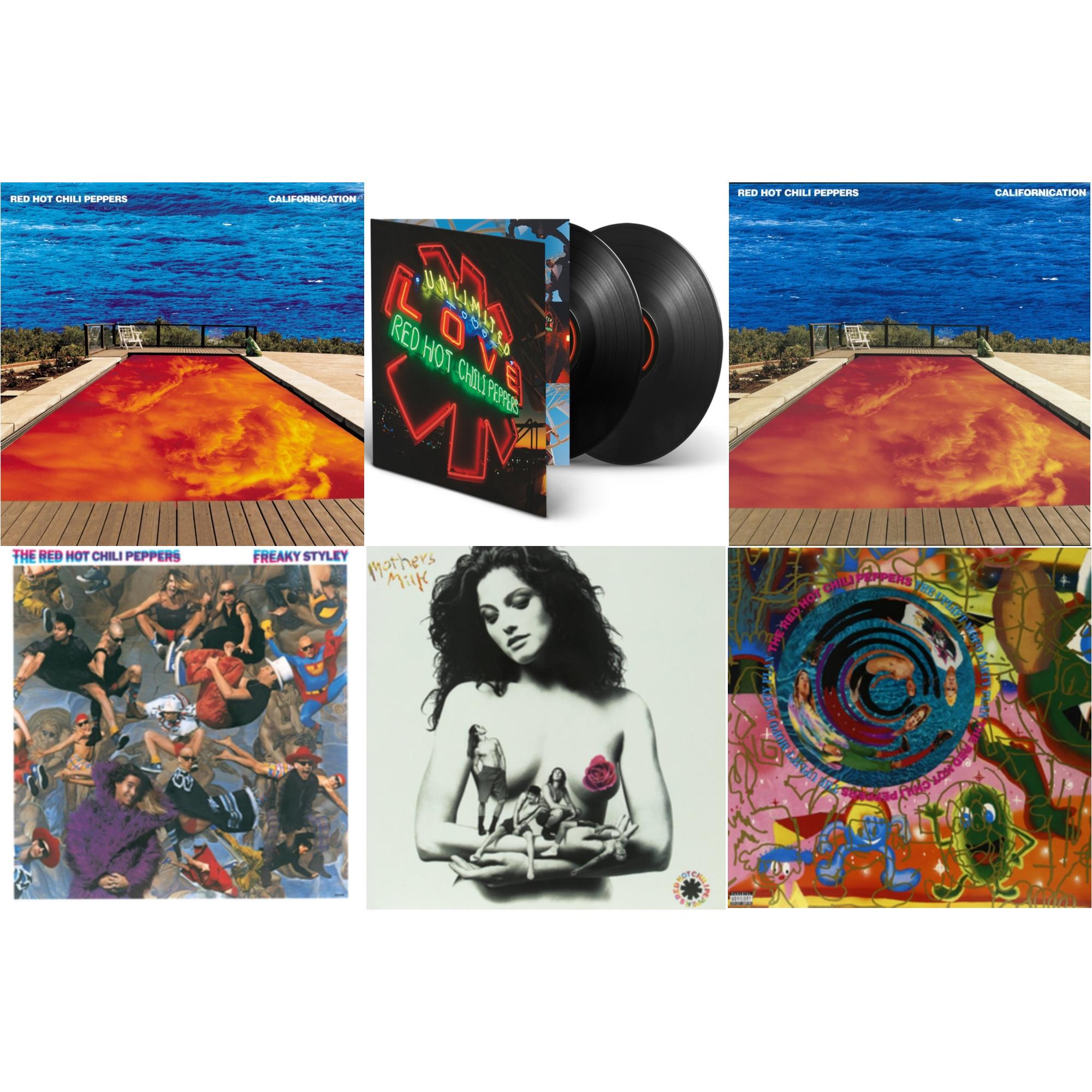 Californication (2LP/180G) & Californication (2LP/Red & Blue Vinyl) & Unlimited Love (Deluxe/2LP) & Freaky Styley & Mother's Milk & Uplift Mofo Party Plan