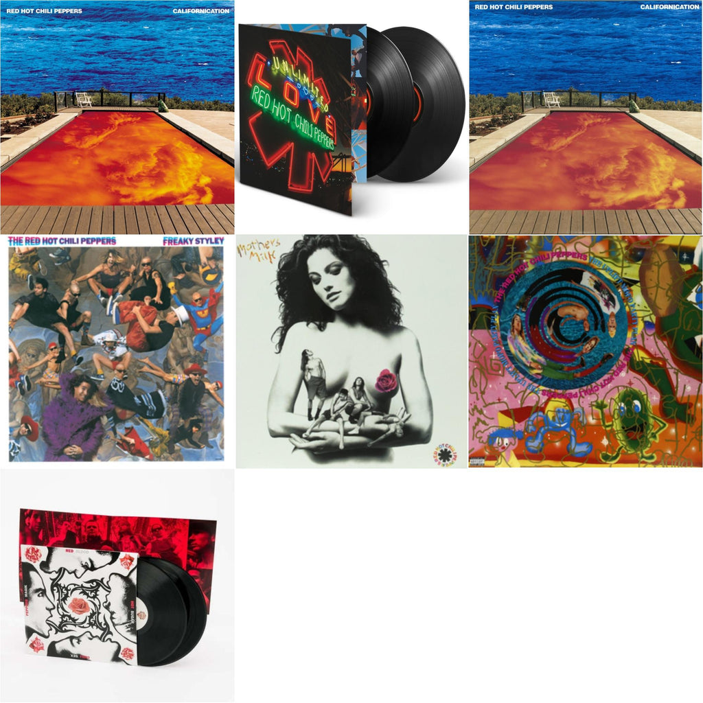Californication (2LP/180G) & Californication (2LP/Red & Blue Vinyl) & Unlimited Love (Deluxe/2LP) & Blood Sugar Sex Magik & Freaky Styley & Mother's Milk & Uplift Mofo Party Plan