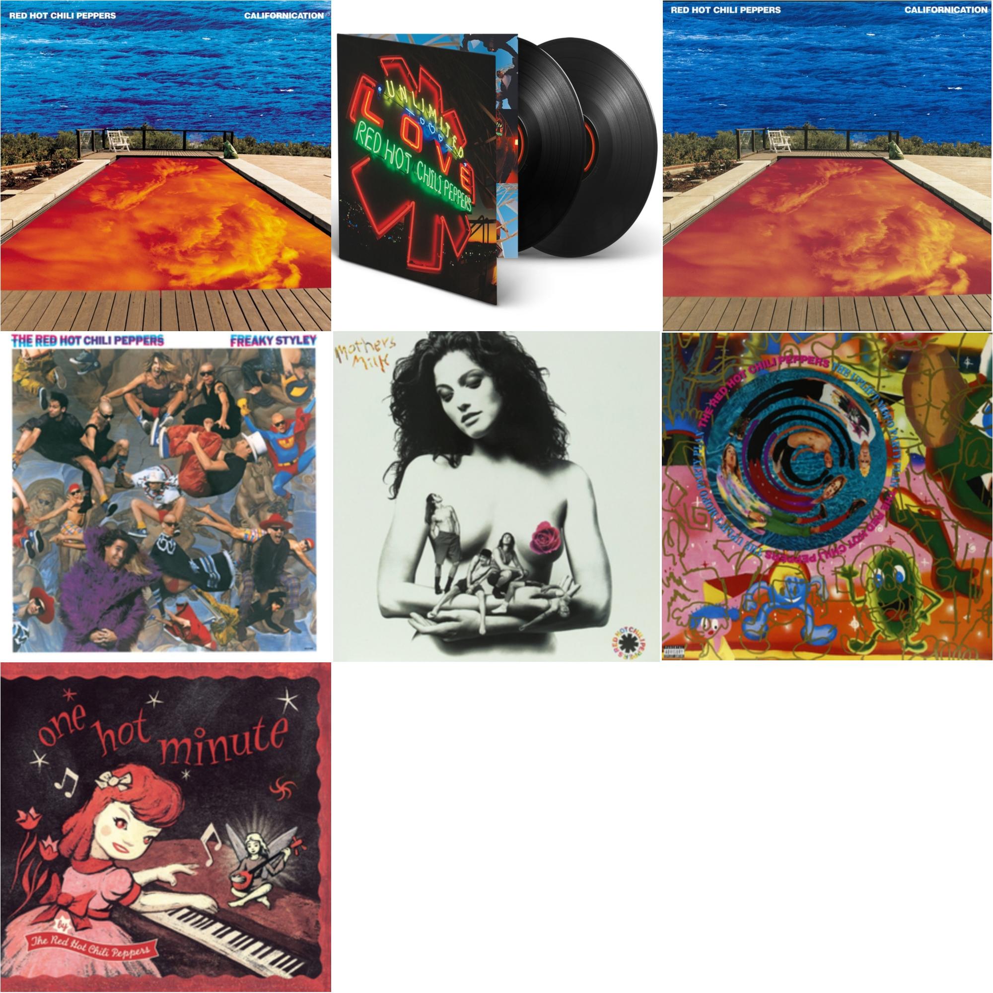 Californication (2LP/180G) & Californication (2LP/Red & Blue Vinyl) & Unlimited Love (Deluxe/2LP) & One Hot Minute & Freaky Styley & Mother's Milk & Uplift Mofo Party Plan