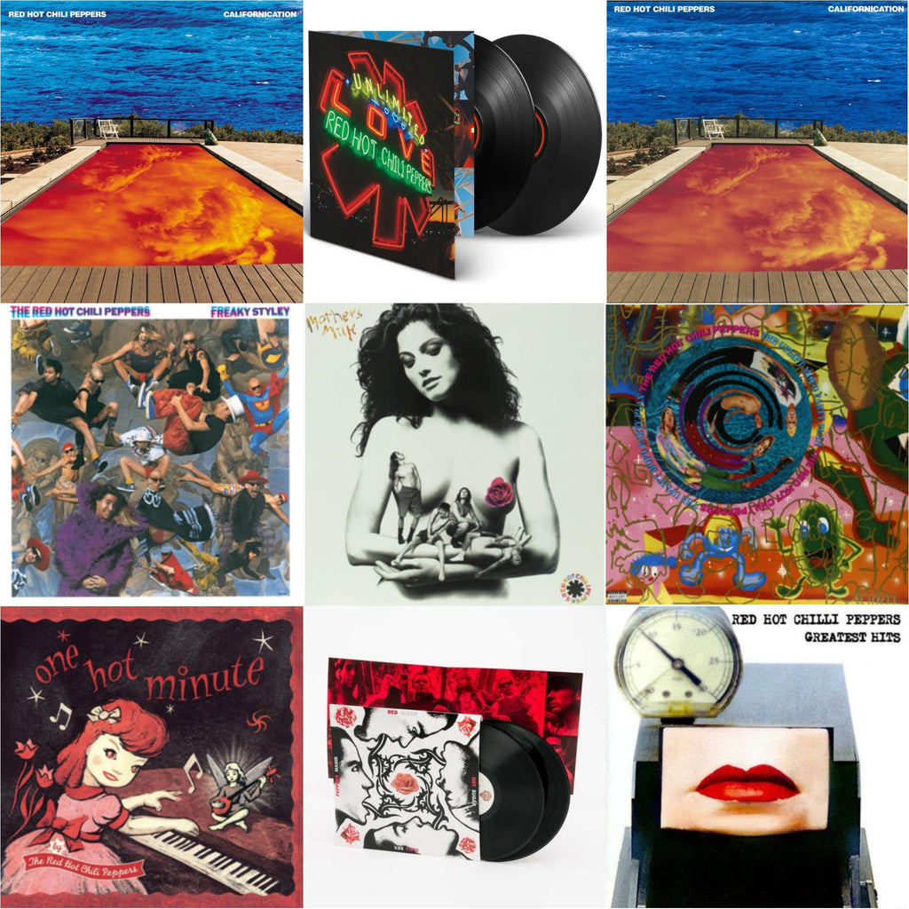 Californication (2LP/180G) & Californication (2LP/Red & Blue Vinyl) & Greatest Hits (X) & Unlimited Love (Deluxe/2LP) & One Hot Minute & Blood Sugar Sex Magik & Freaky Styley & Mother's Milk & Uplift Mofo Party Plan