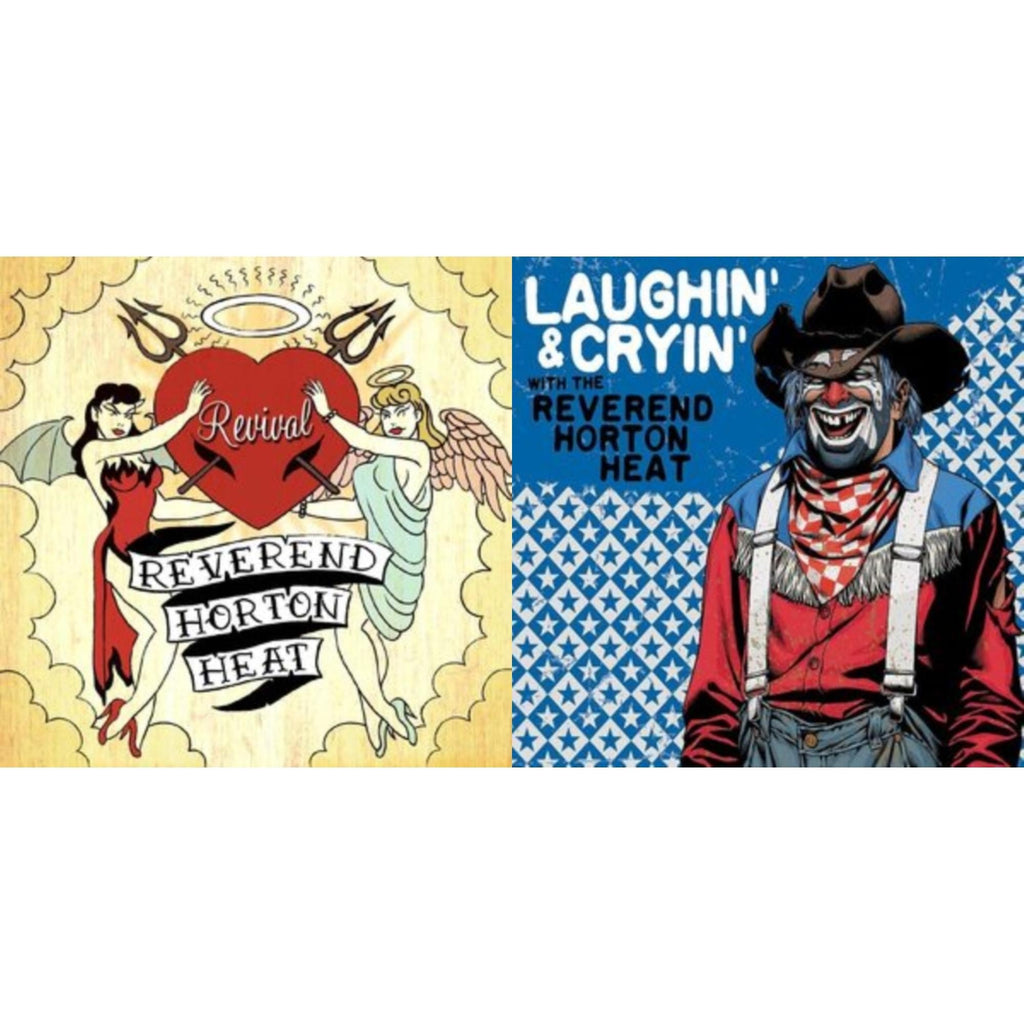 Reverend Horton Heat - Revival (Green LP Vinyl) & Laughin' & Cryin' With The Reverend Horton Heat (Transparent Red LP Vinyl)