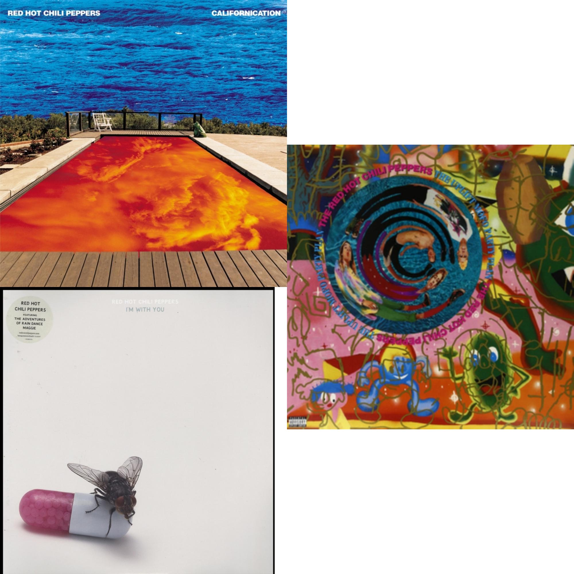 Red Hot Chili Peppers - Californication (2LP/Red & Blue Vinyl) & I'm With You & Uplift Mofo Party Plan