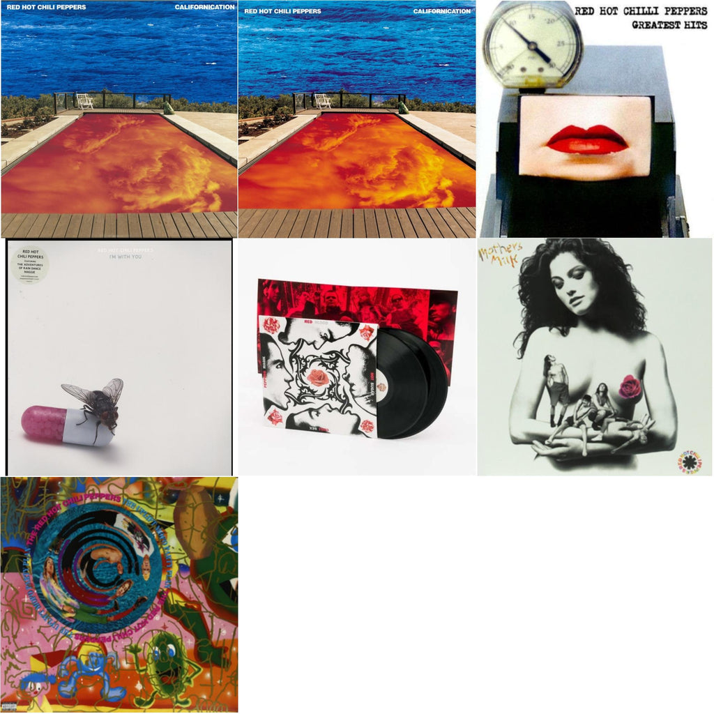 Californication (2LP/180G) & Californication (2LP/Red & Blue Vinyl) & Greatest Hits (X) & I'm With You & Blood Sugar Sex Magik & Mother's Milk & Uplift Mofo Party Plan