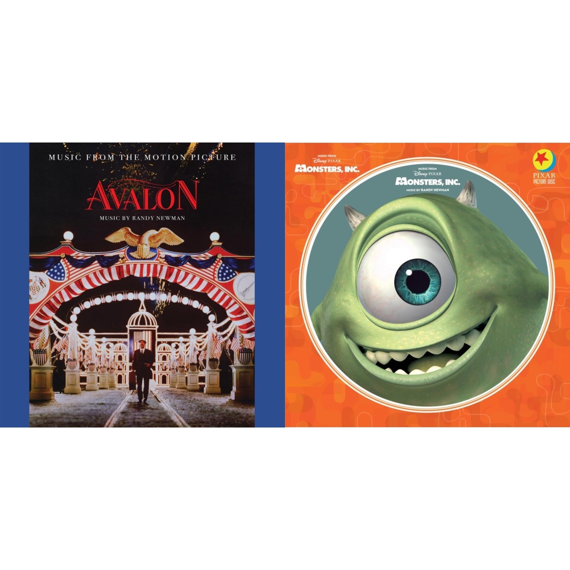 Music From Monsters, Inc. (Picture Disc) & Avalon (Solid Blue & Solid Silver LP Vinyl)