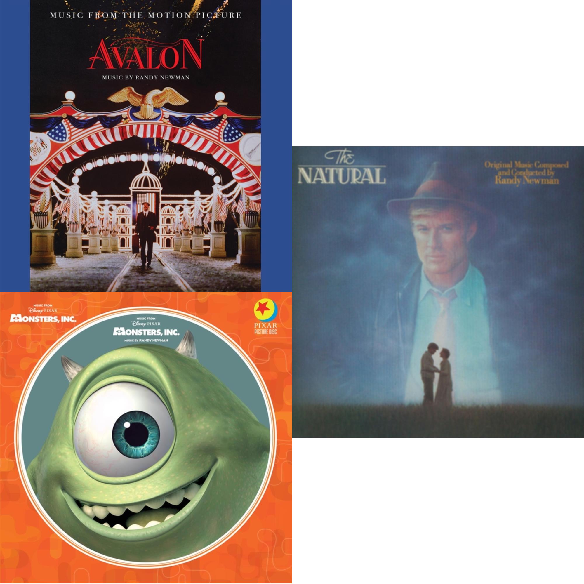 Music From Monsters, Inc. (Picture Disc) & Avalon (Solid Blue & Solid Silver LP Vinyl) & Natural (Aqua Blue LP Vinyl)