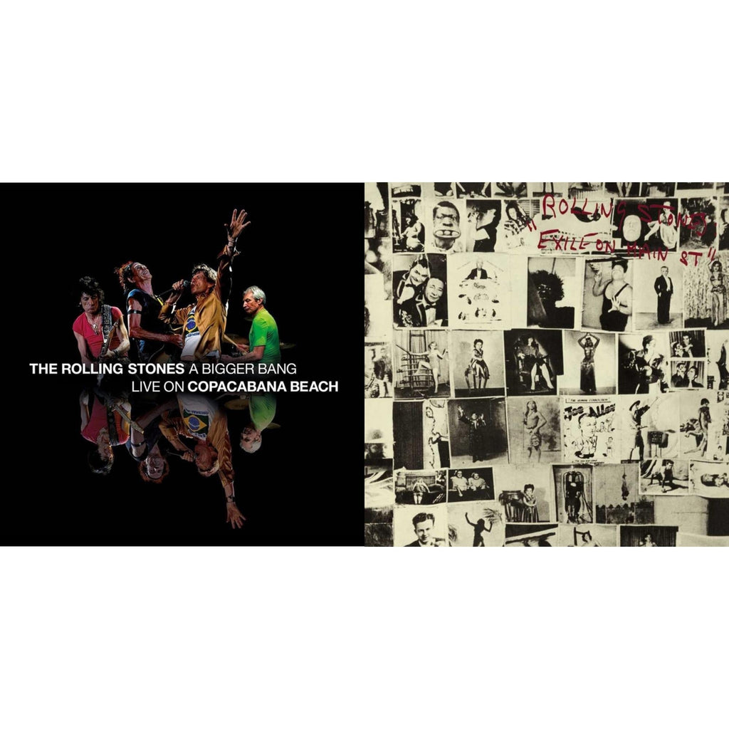 Bigger Bang Live On Copacabana Beach (Multi Color Vinyl/3LP) & Exile On Main Street (2LP)
