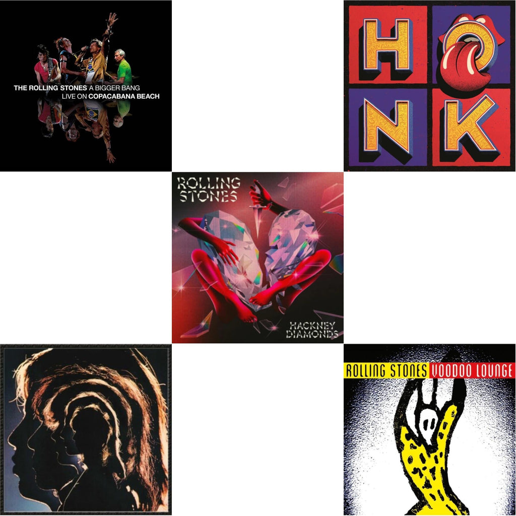 Hot Rocks 1964-1971 (2LP) & Bigger Bang Live On Copacabana Beach (Multi Color Vinyl/3LP) & Hackney Diamonds & Voodoo Lounge (30Th Anniversary) (Red/Yellow Vinyl/2LP) & Honk (Translucent Red Vinyl/2LP)