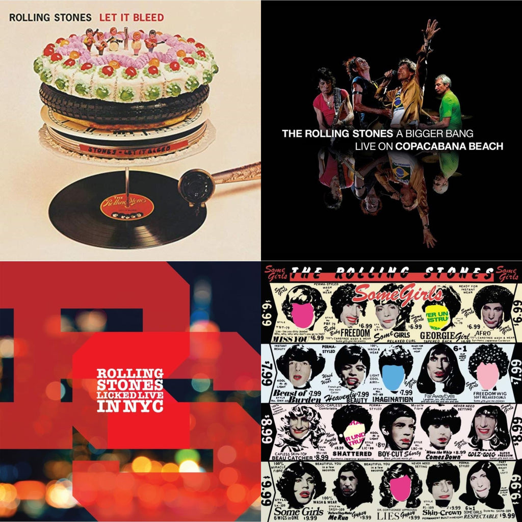 Let It Bleed (50Th Anniversary Edition) & Bigger Bang Live On Copacabana Beach (Multi Color Vinyl/3LP) & Licked Live In Nyc (White Vinyl/3LP) & Some Girls
