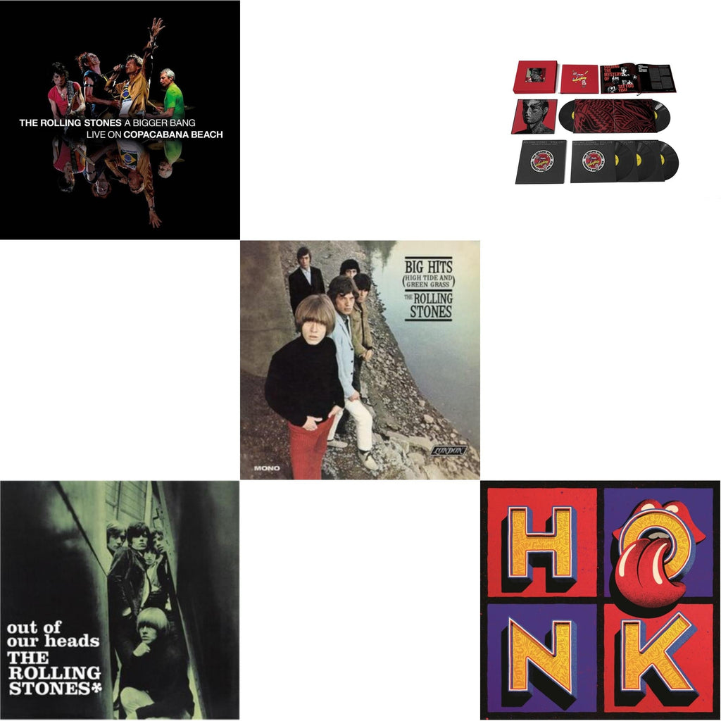 Out Of Our Heads (Uk) & Big Hits (High Tide Green Grass LP Vinyl) & Bigger Bang Live On Copacabana Beach (Multi Color Vinyl/3LP) & Tattoo You (2021 Remaster/5LP Box Set) & Honk (Translucent Red Vinyl/2LP)