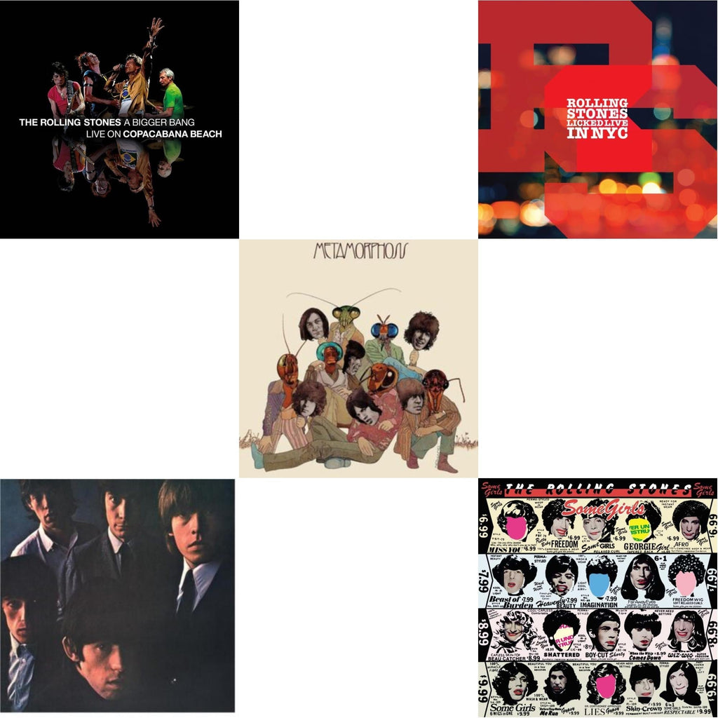 Rolling Stones No.2 (180G) & Metamorphosis & Bigger Bang Live On Copacabana Beach (Multi Color Vinyl/3LP) & Licked Live In Nyc (White Vinyl/3LP) & Some Girls