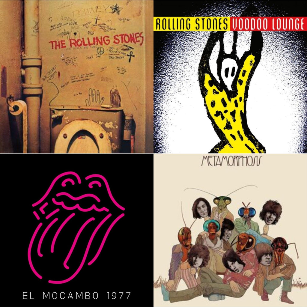 Beggars Banquet & Metamorphosis & Live At The El Mocambo (4LP) & Voodoo Lounge (30Th Anniversary) (Red/Yellow Vinyl/2LP)