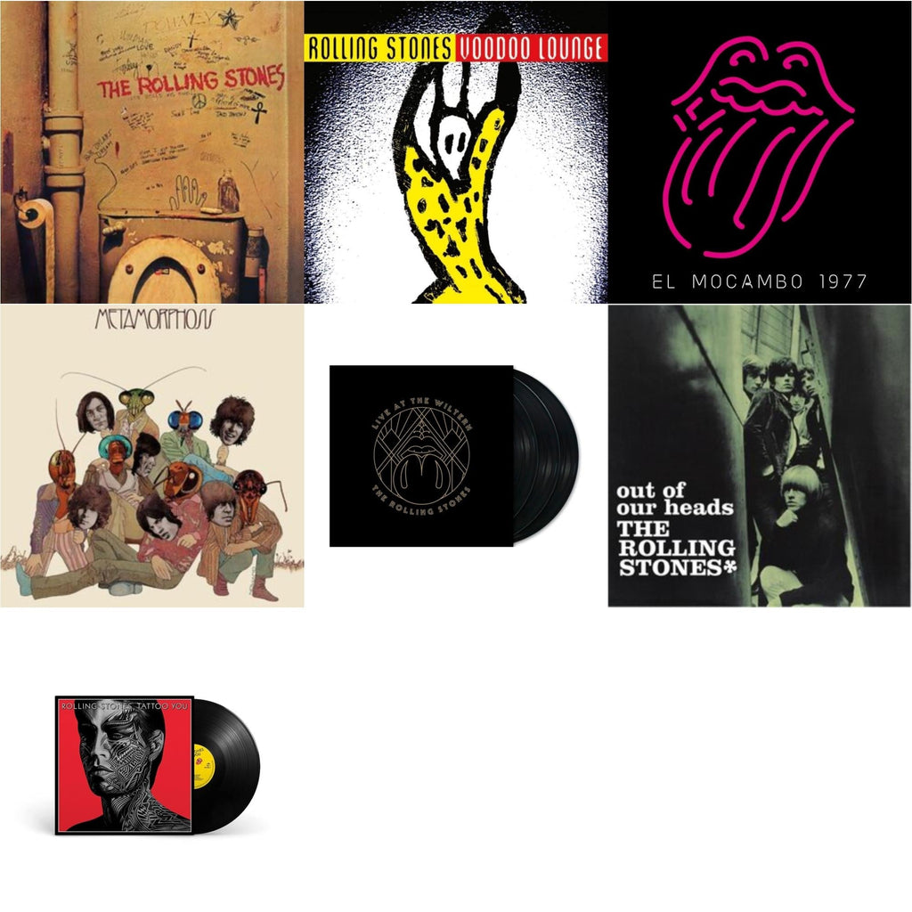 Beggars Banquet & Out Of Our Heads (Uk) & Metamorphosis & Tattoo You (2021 Remaster) & Live At The El Mocambo (4LP) & Live At The Wiltern (3LP) & Voodoo Lounge (30Th Anniversary) (Red/Yellow Vinyl/2LP)