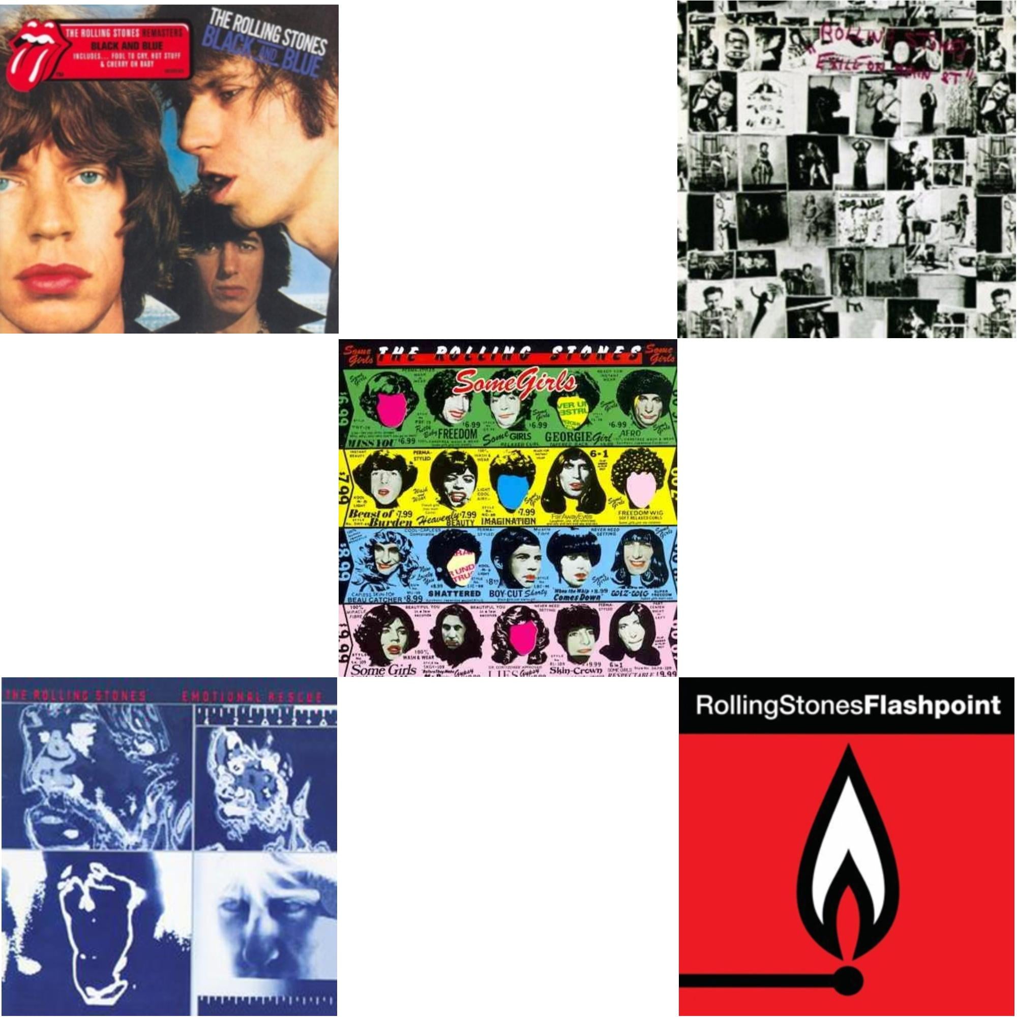 Black & Blue & Emotional Rescue & Some Girls & Exile On Main Street & Flashpoint