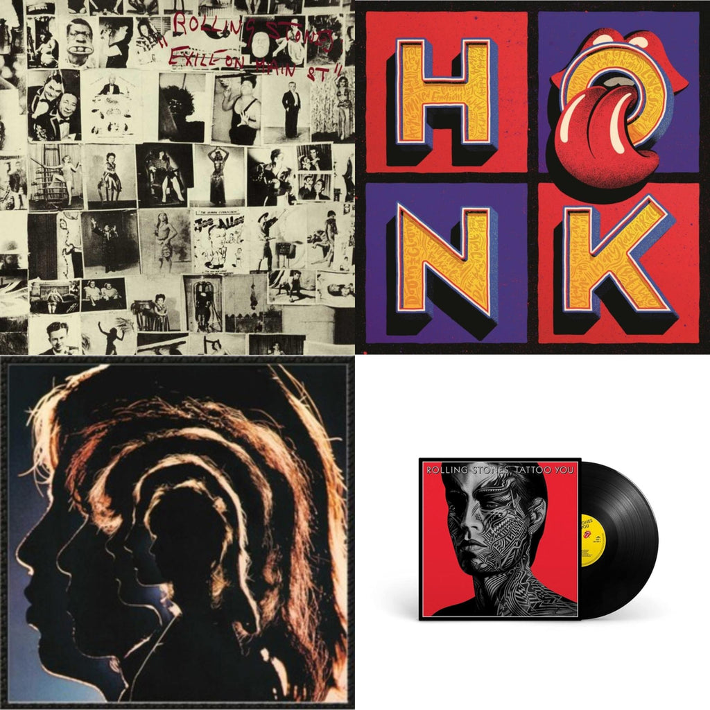 Hot Rocks 1964-1971 (2LP) & Tattoo You (2021 Remaster) & Exile On Main Street (2LP) & Honk (Translucent Red Vinyl/2LP)