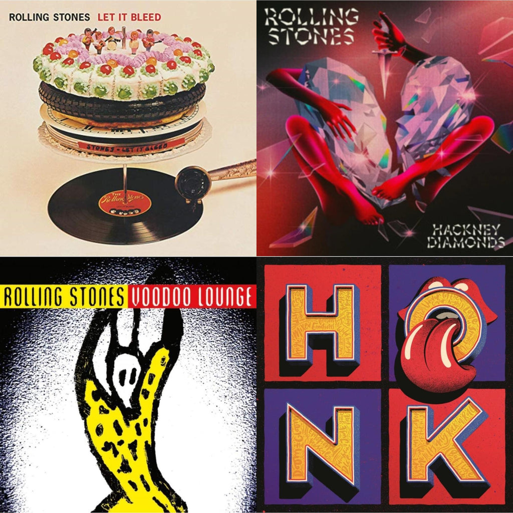 Let It Bleed (50Th Anniversary Edition) & Hackney Diamonds & Voodoo Lounge (30Th Anniversary) (Red/Yellow Vinyl/2LP) & Honk (Translucent Red Vinyl/2LP)