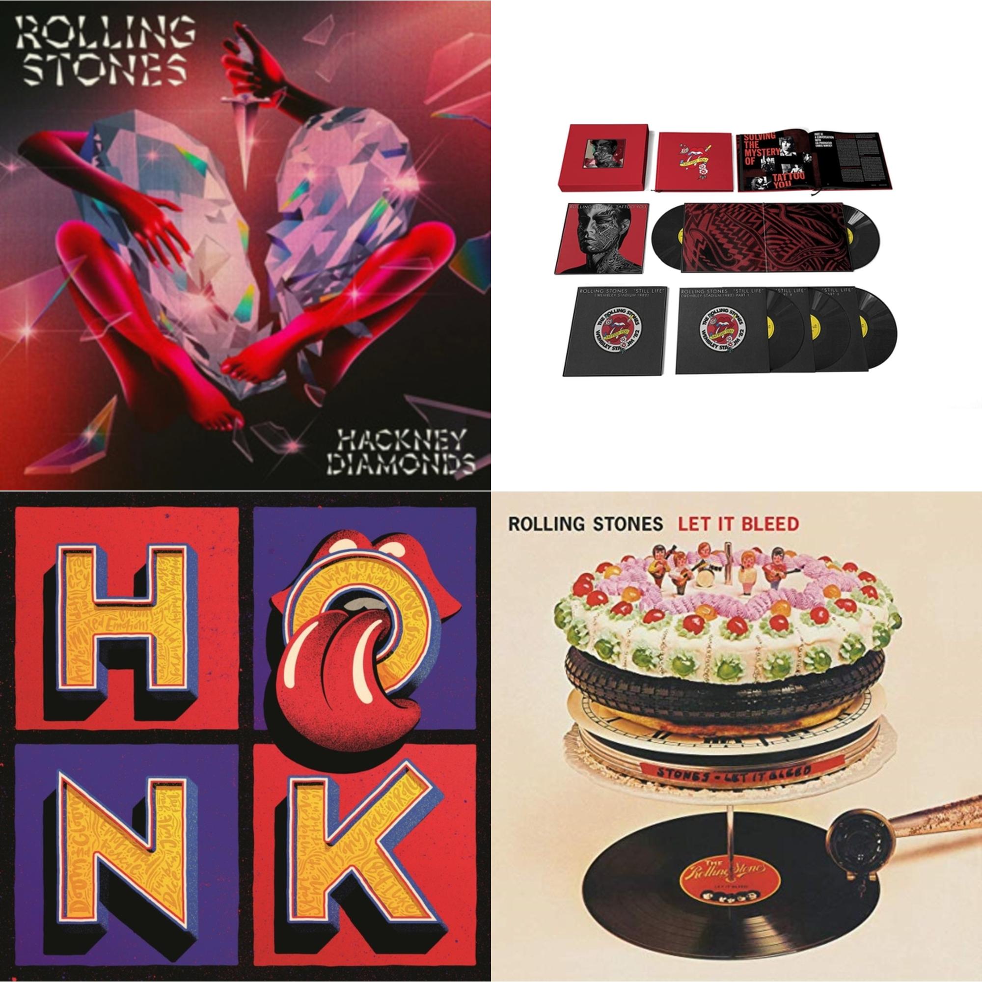 Let It Bleed (50Th Anniversary Edition) & Tattoo You (2021 Remaster/5LP Box Set) & Hackney Diamonds & Honk (Translucent Red Vinyl/2LP)
