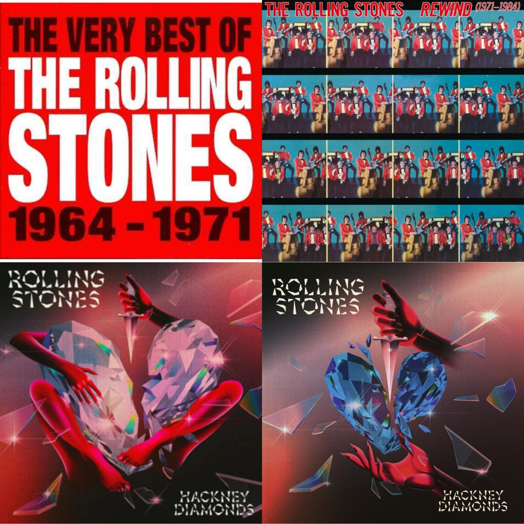 Very Best Of The Rolling Stones 1964 -1971 & Rewind (1971-1984) (Super High Material CD) & Hackney Diamonds & Hackney Diamonds (Live Edition) (2CD)