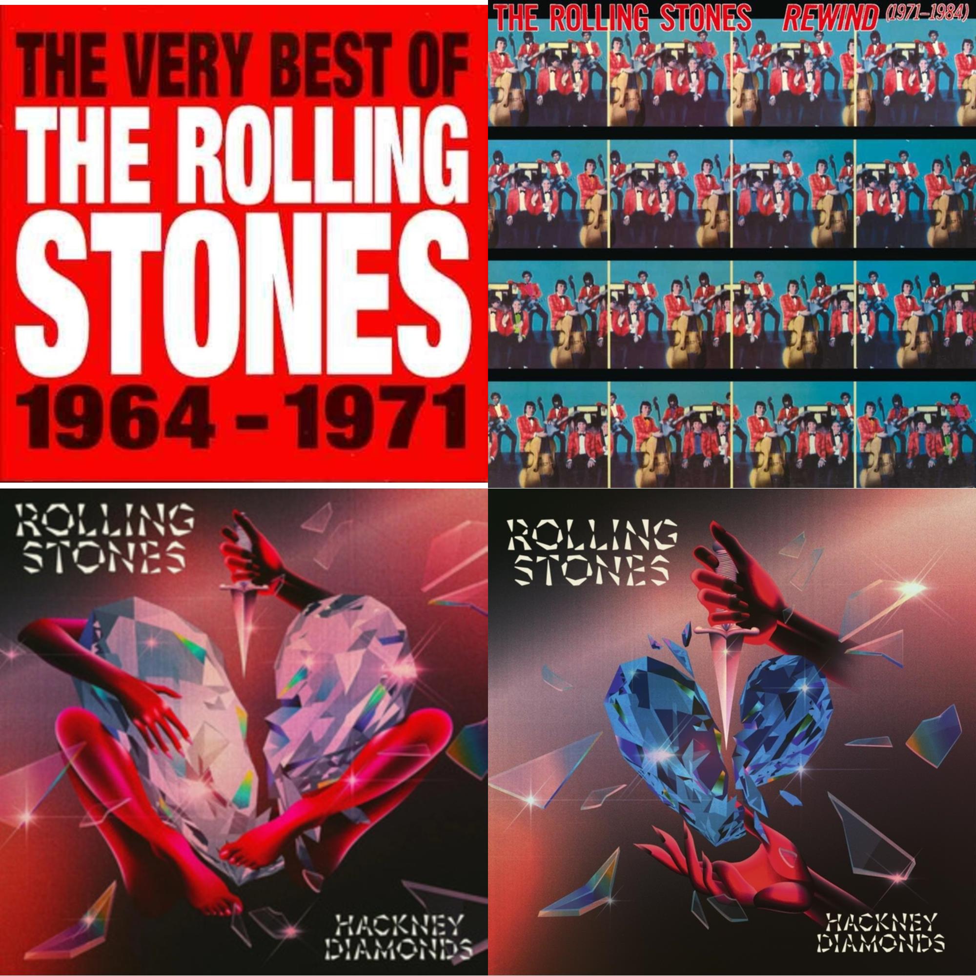 Very Best Of The Rolling Stones 1964 -1971 & Rewind (1971-1984) (Super High Material CD) & Hackney Diamonds & Hackney Diamonds (Live Edition) (2CD)