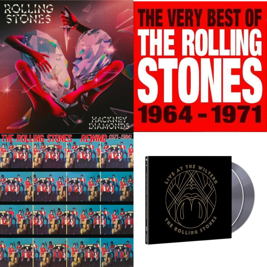 Very Best Of The Rolling Stones 1964 -1971 & Rewind (1971-1984) (Super High Material CD) & Live At The Wiltern (2CD) & Hackney Diamonds