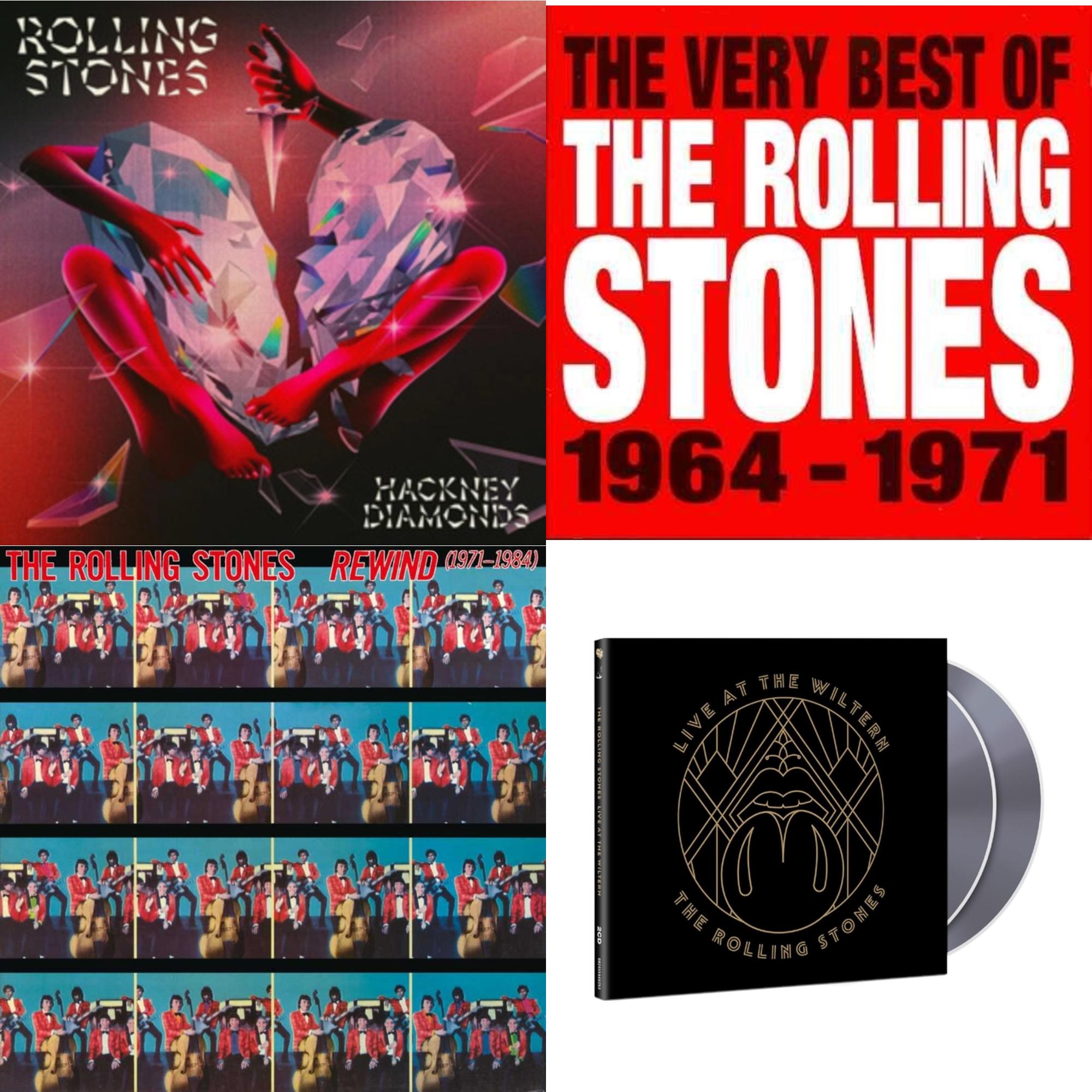 Very Best Of The Rolling Stones 1964 -1971 & Rewind (1971-1984) (Super High Material CD) & Live At The Wiltern (2CD) & Hackney Diamonds