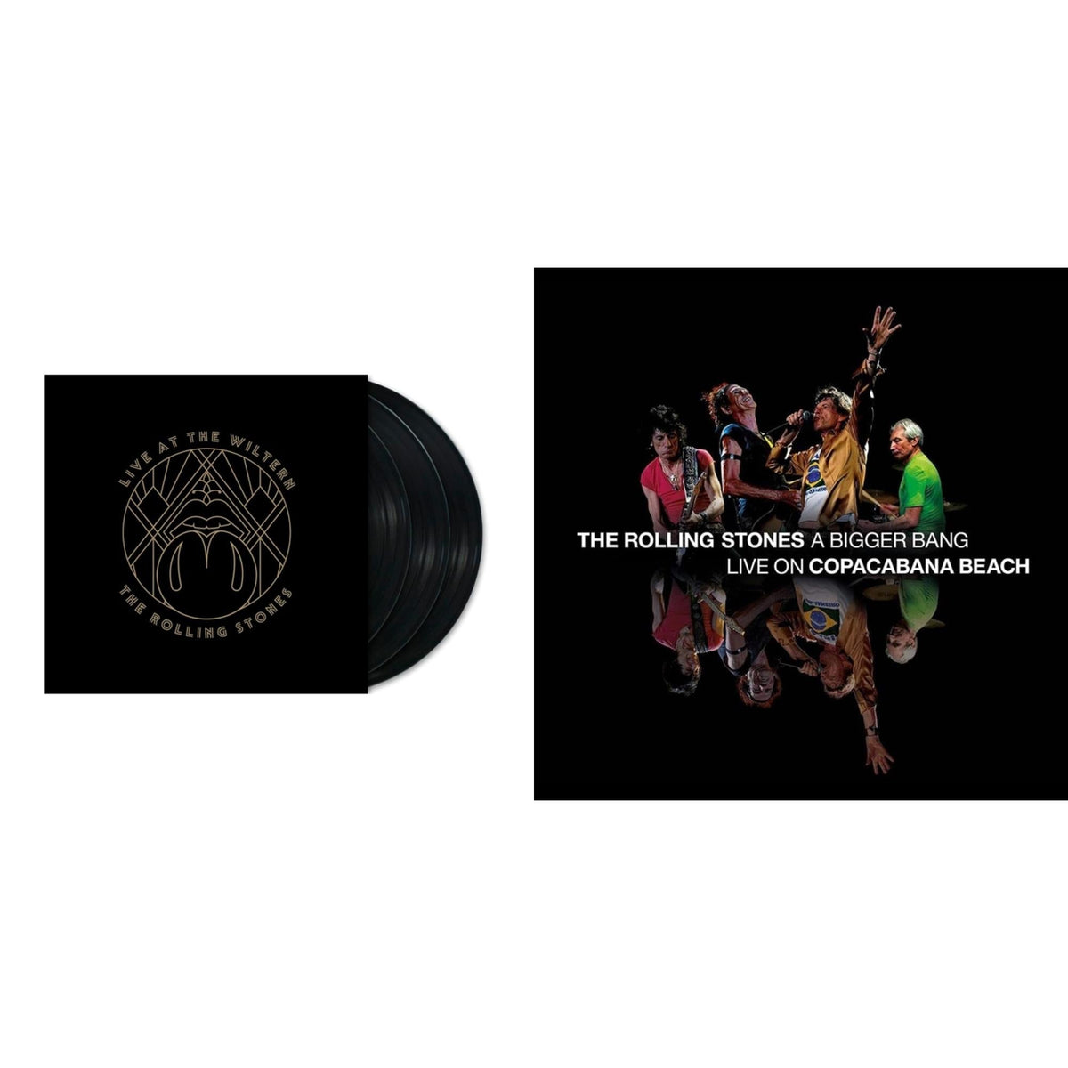 Rolling Stones - Bigger Bang Live On Copacabana Beach (Multi Color Vinyl/3LP) & Live At The Wiltern (3LP)