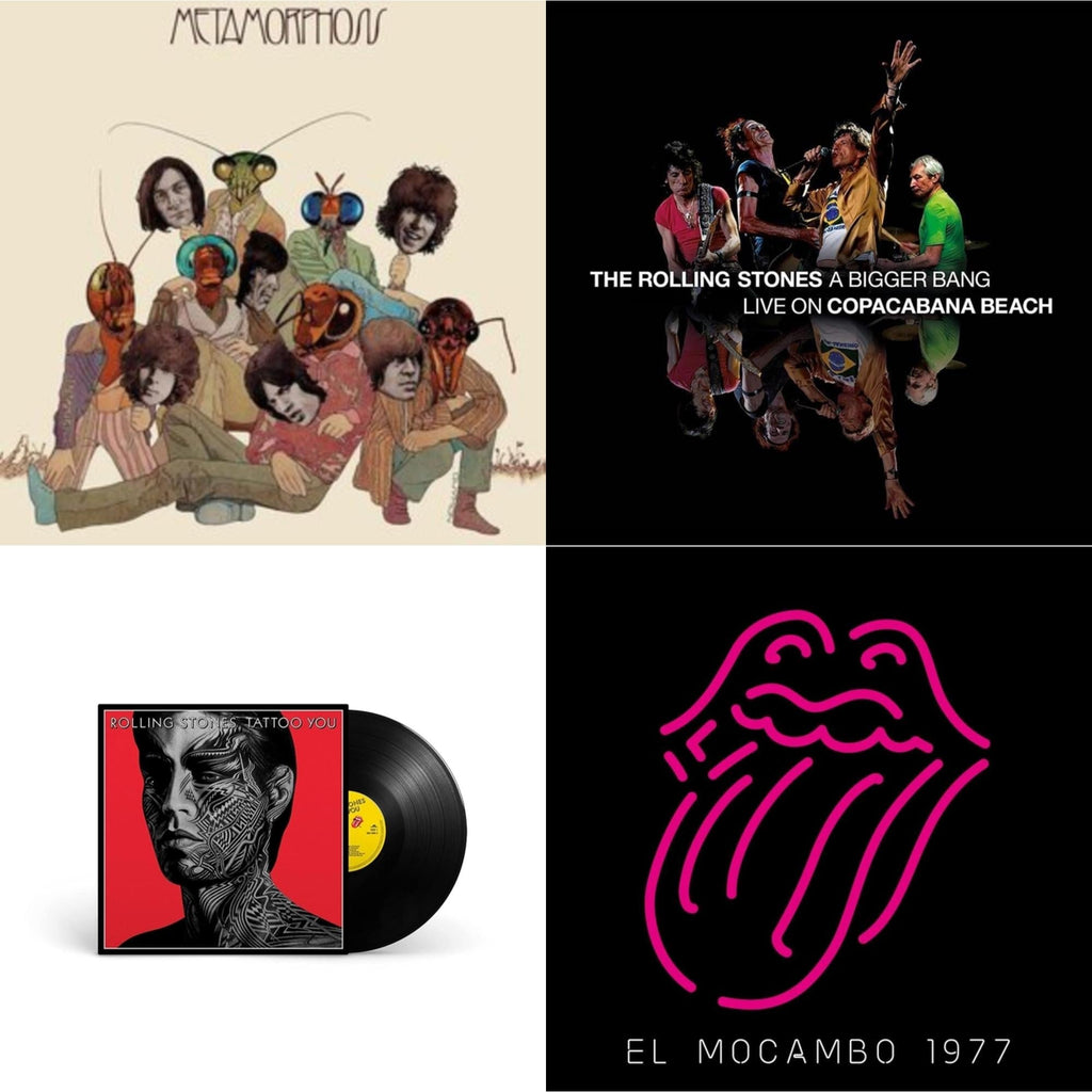 Metamorphosis & Bigger Bang Live On Copacabana Beach (Multi Color Vinyl/3LP) & Tattoo You (2021 Remaster) & Live At The El Mocambo (4LP)