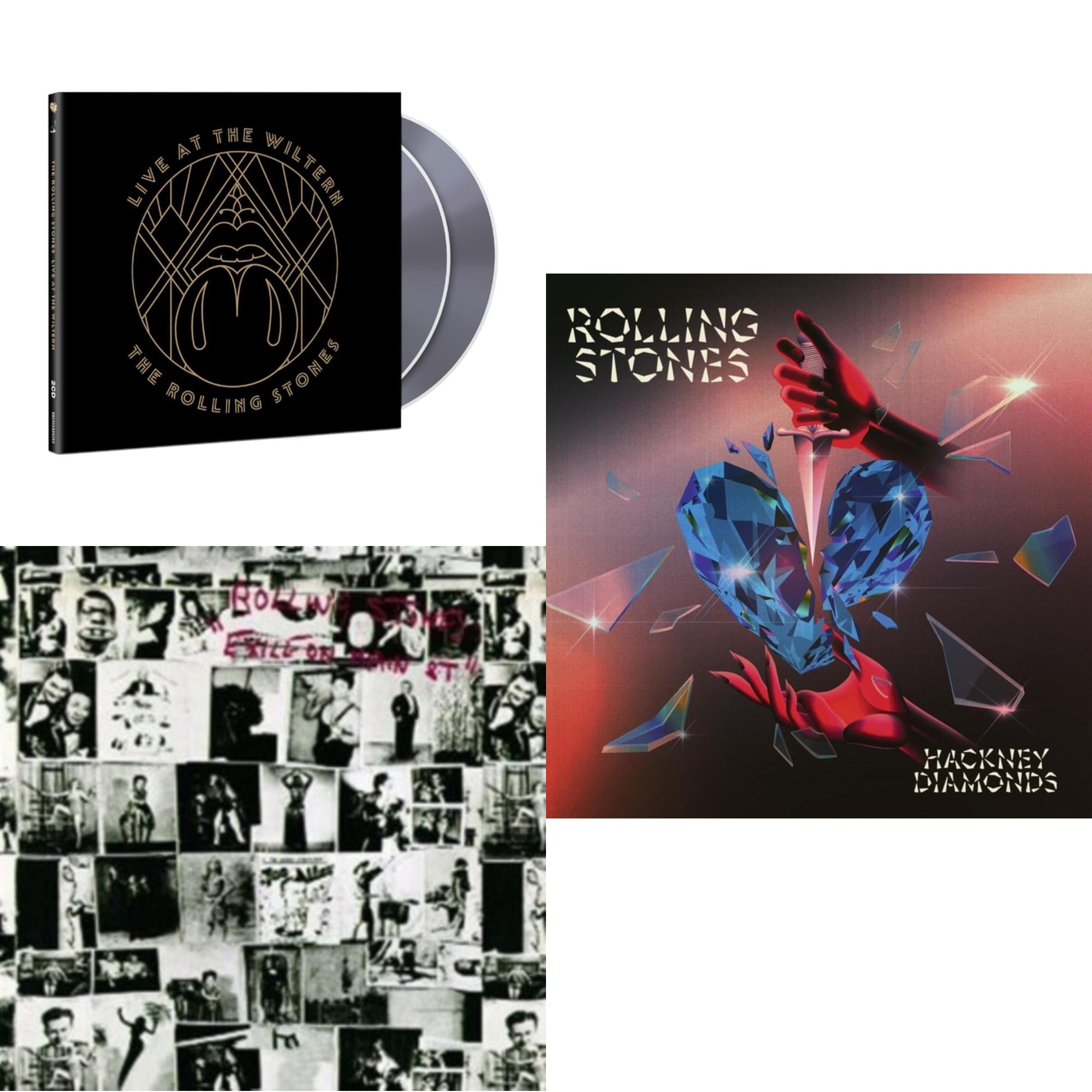 Live At The Wiltern (2CD) & Hackney Diamonds (Live Edition) (2CD) & Exile On Main Street