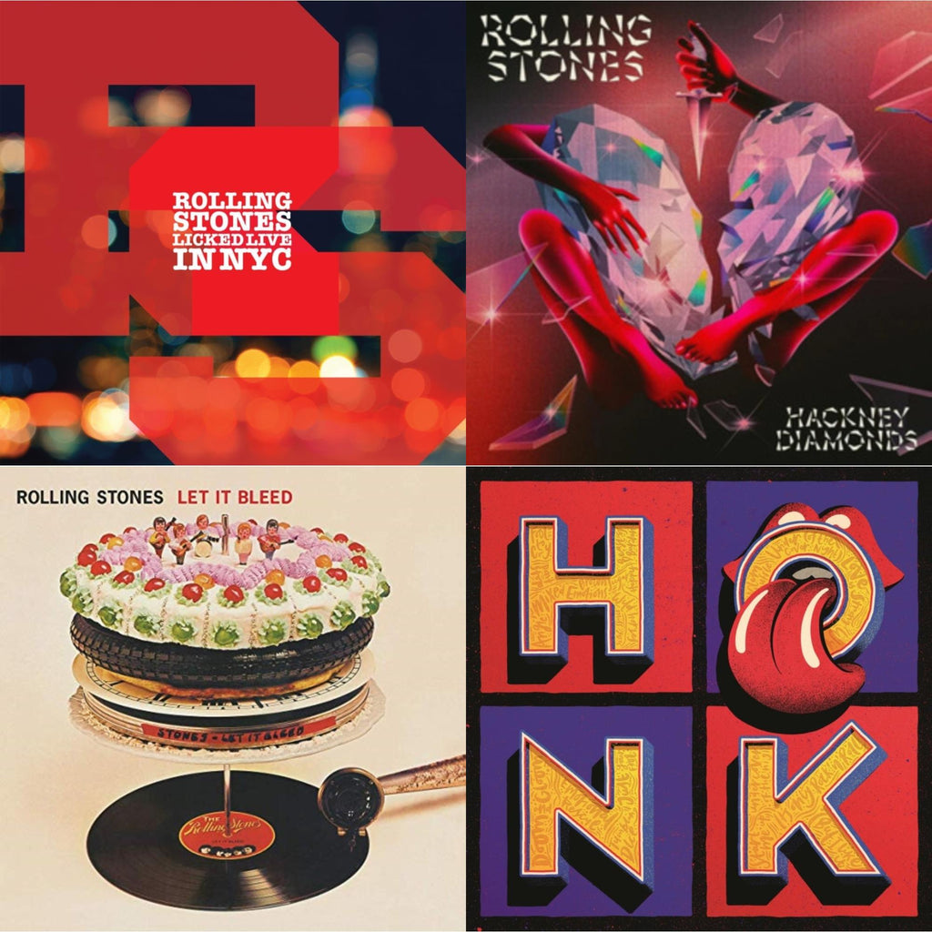Let It Bleed (50Th Anniversary Edition) & Licked Live In Nyc (White Vinyl/3LP) & Hackney Diamonds & Honk (Translucent Red Vinyl/2LP)