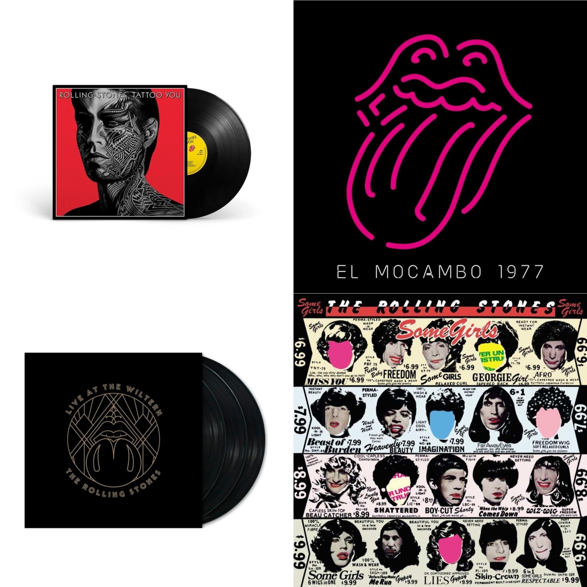 Tattoo You (2021 Remaster) & Live At The El Mocambo (4LP) & Live At The Wiltern (3LP) & Some Girls