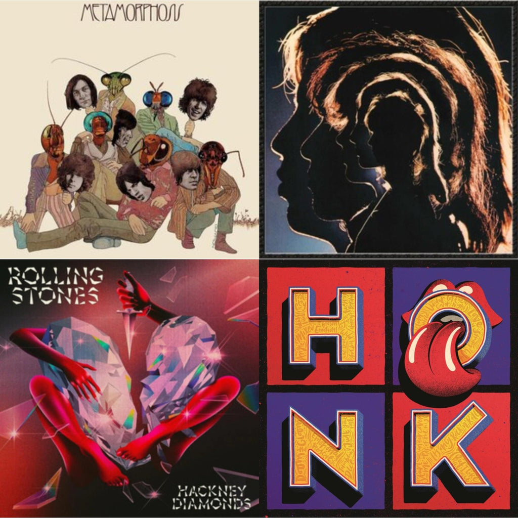 Metamorphosis & Hot Rocks 1964-1971 (2LP) & Hackney Diamonds & Honk (Translucent Red Vinyl/2LP)