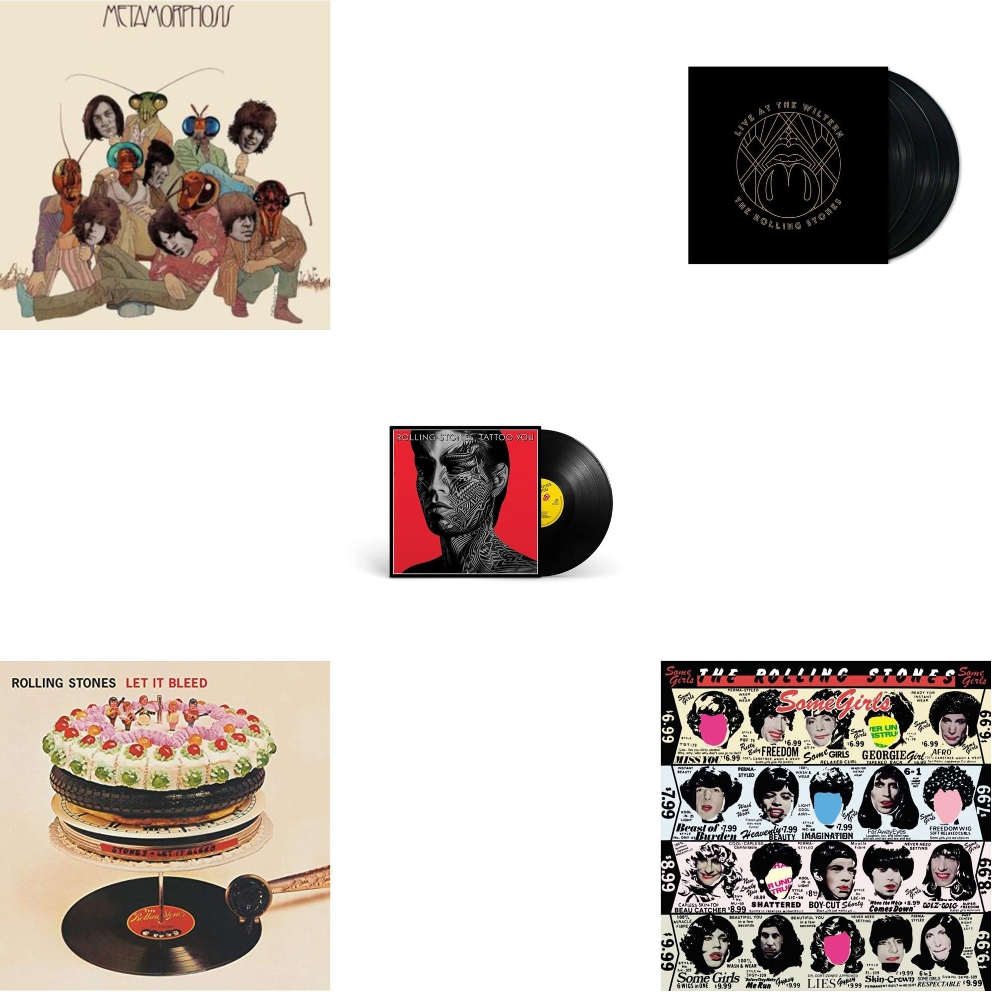 Metamorphosis & Let It Bleed (50Th Anniversary Edition) & Tattoo You (2021 Remaster) & Live At The Wiltern (3LP) & Some Girls