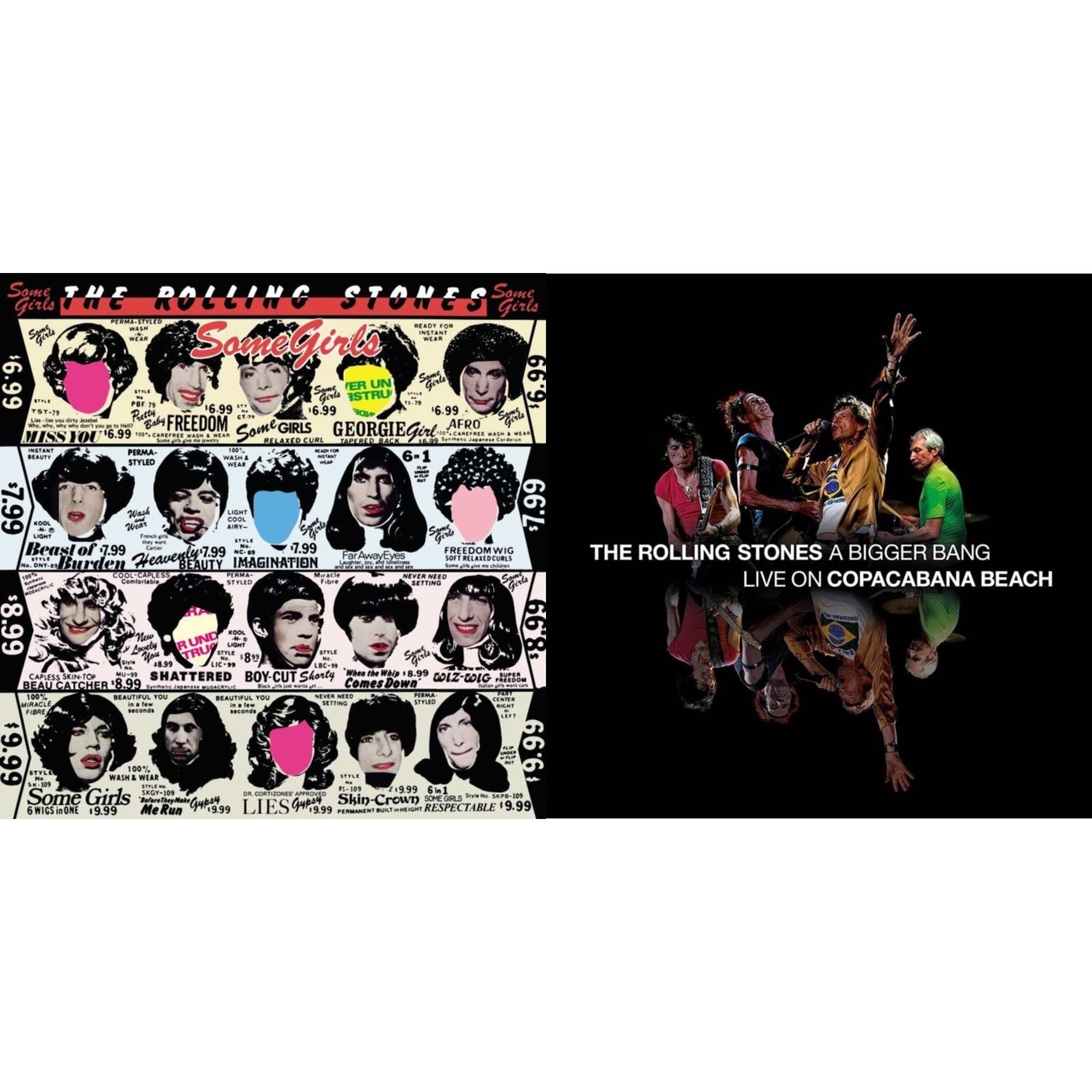 Rolling Stones - Bigger Bang Live On Copacabana Beach (Multi Color Vinyl/3LP) & Some Girls