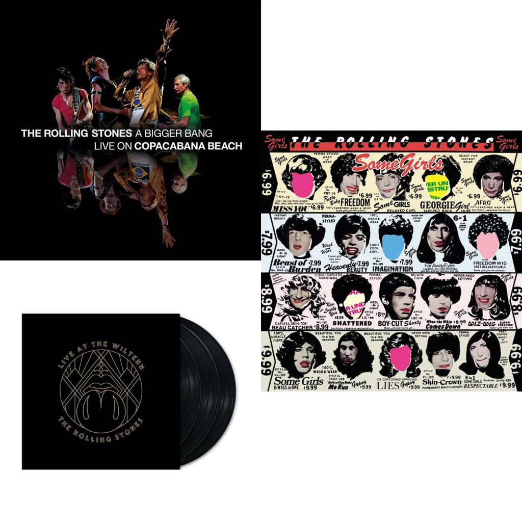 Bigger Bang Live On Copacabana Beach (Multi Color Vinyl/3LP) & Live At The Wiltern (3LP) & Some Girls