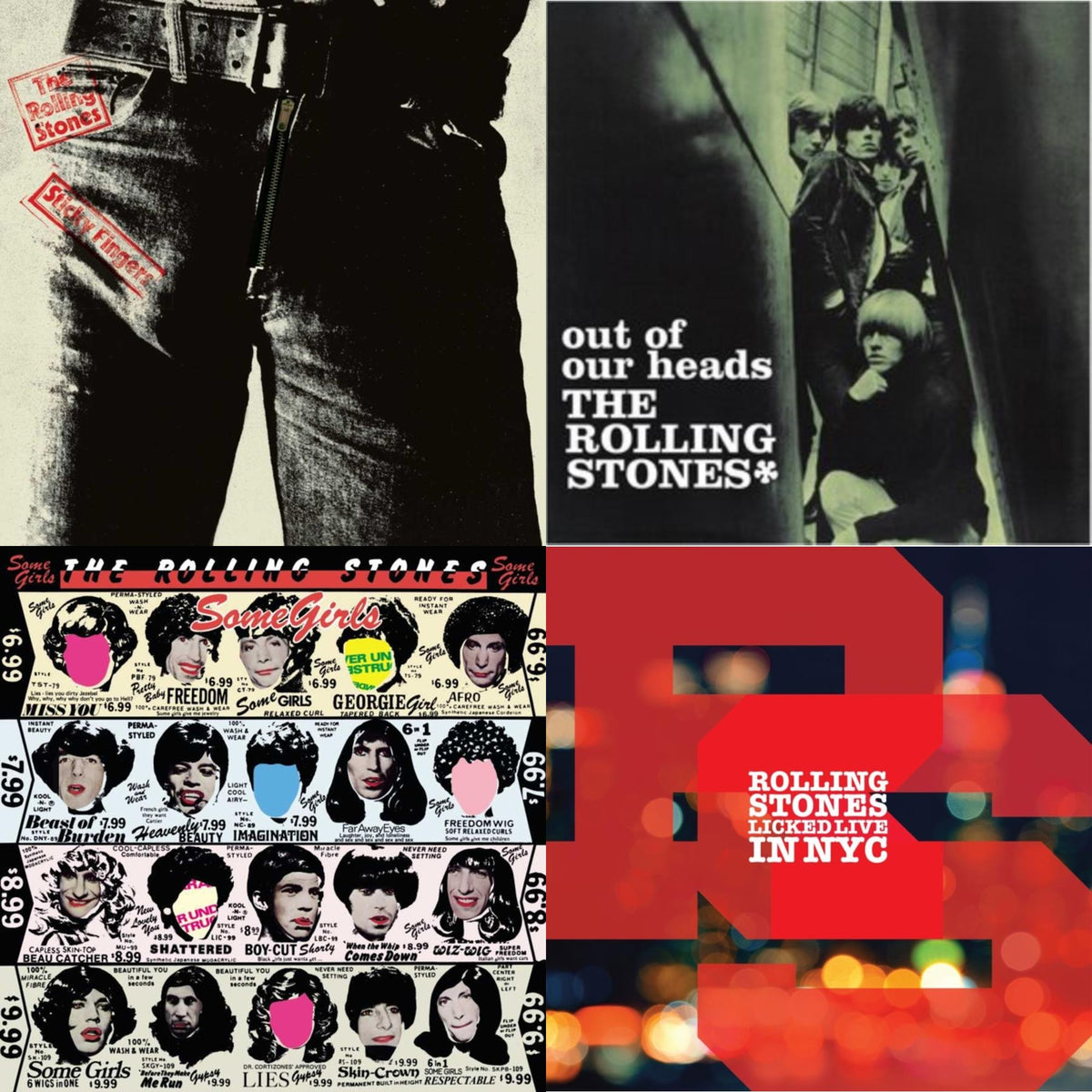 Out Of Our Heads (Uk) & Licked Live In Nyc (White Vinyl/3LP) & Sticky Fingers & Some Girls