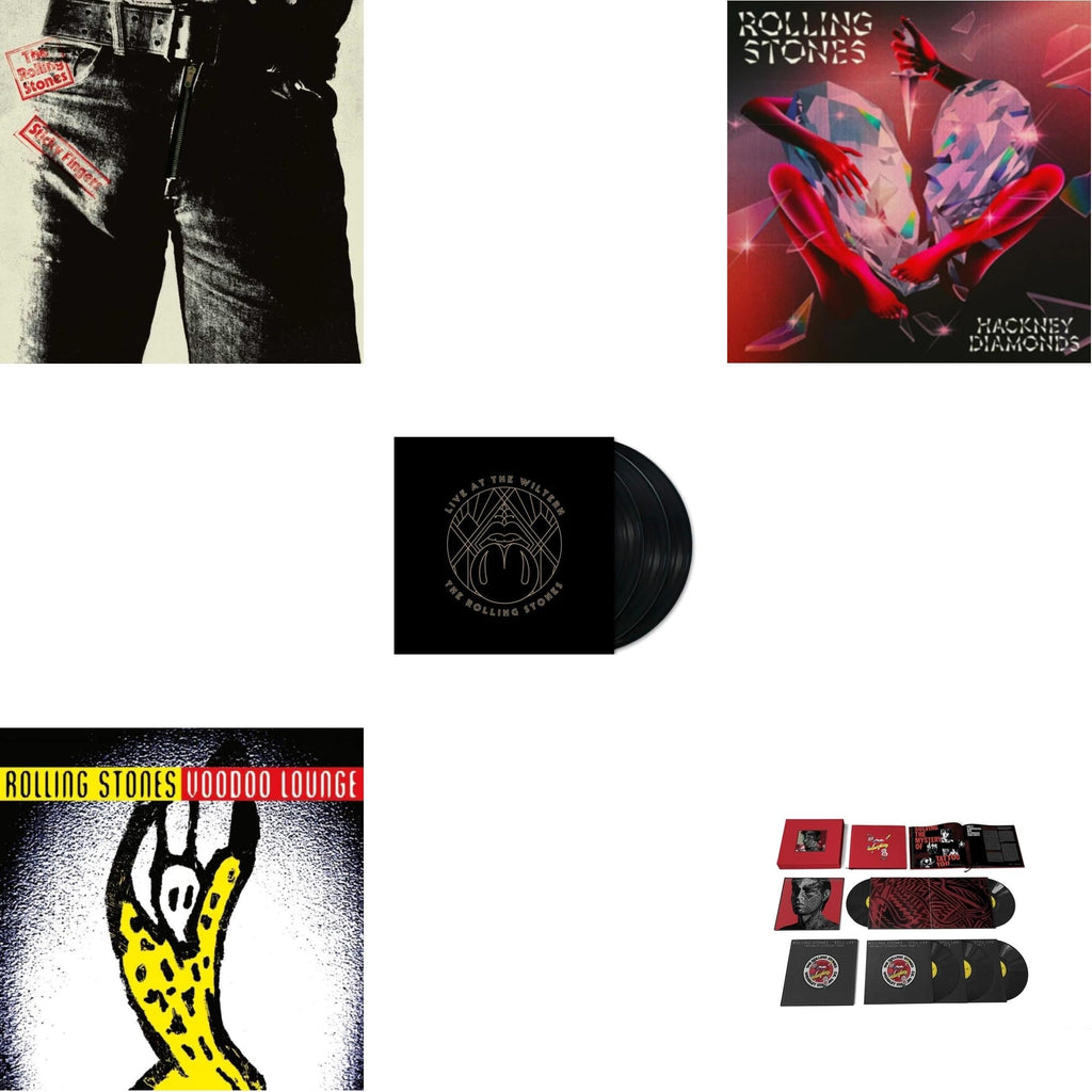 Tattoo You (2021 Remaster/5LP Box Set) & Hackney Diamonds & Live At The Wiltern (3LP) & Voodoo Lounge (30Th Anniversary) (Red/Yellow Vinyl/2LP) & Sticky Fingers