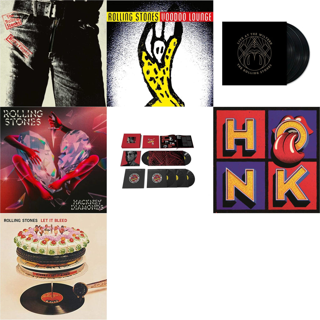 Let It Bleed (50Th Anniversary Edition) & Tattoo You (2021 Remaster/5LP Box Set) & Hackney Diamonds & Live At The Wiltern (3LP) & Voodoo Lounge (30Th Anniversary) (Red/Yellow Vinyl/2LP) & Sticky Fingers & Honk (Translucent Red Vinyl/2LP)